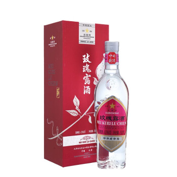 金星牌方玻银标玫瑰露酒