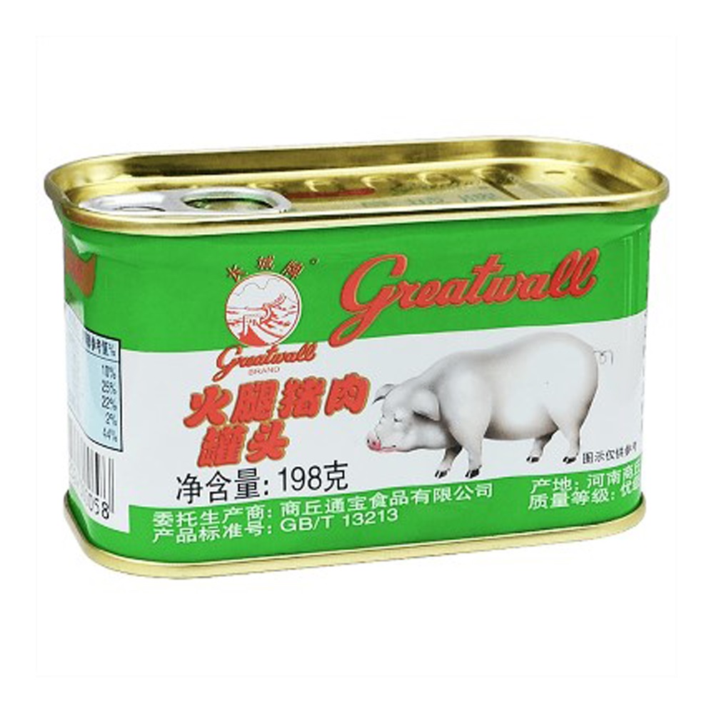 长城牌火腿猪肉罐头