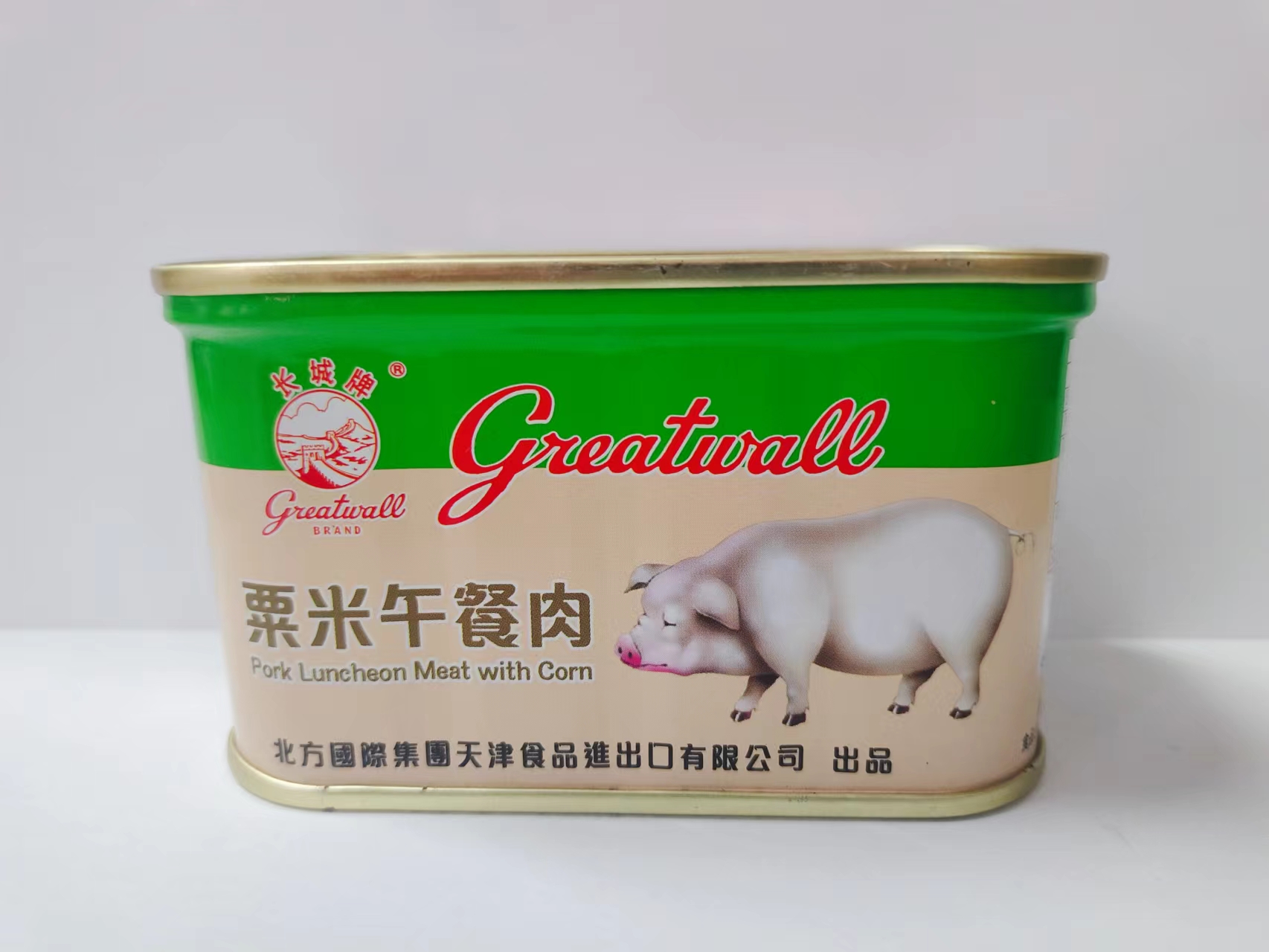 CANNED PORK LUNCHEON MEAT WITH CORN